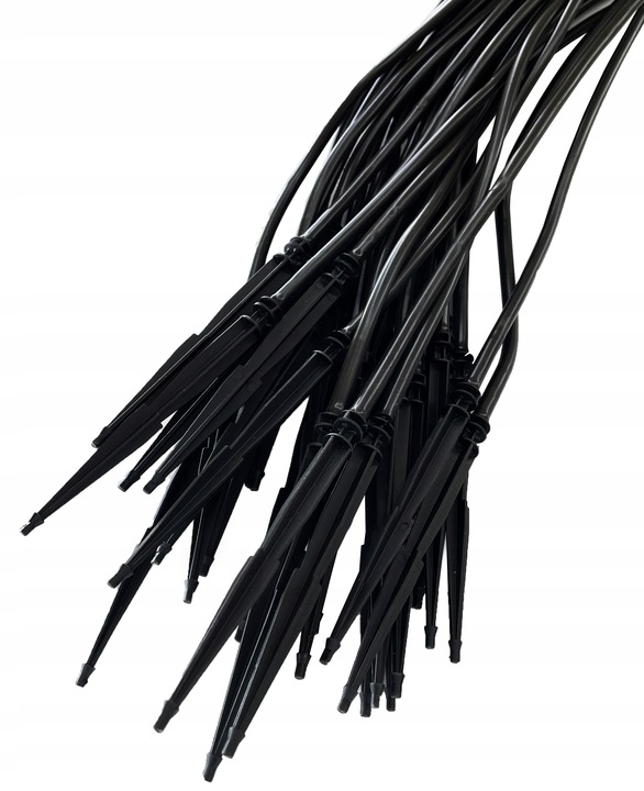 Emiter KROPLOWNIK Patykowy wkłuwka wężyk 70cm 25 szt ze spowalniaczem 2 l/h