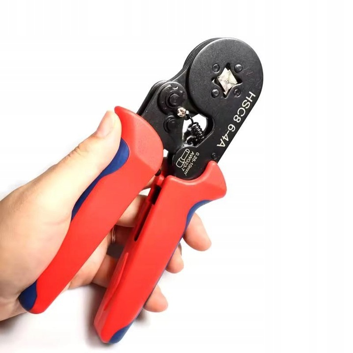 PRASKA ZACISKARKA DO KONEKTORÓW KOŃCÓWEK KABLI PRZEWODÓW + 1200 SZT