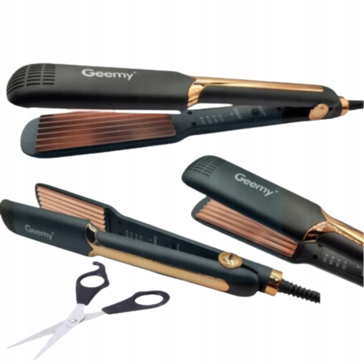 KARBOWNICA DO WŁOSÓW CERAMICZNA CERAMICZNA PRO JONIZACJA FALE GEEMY