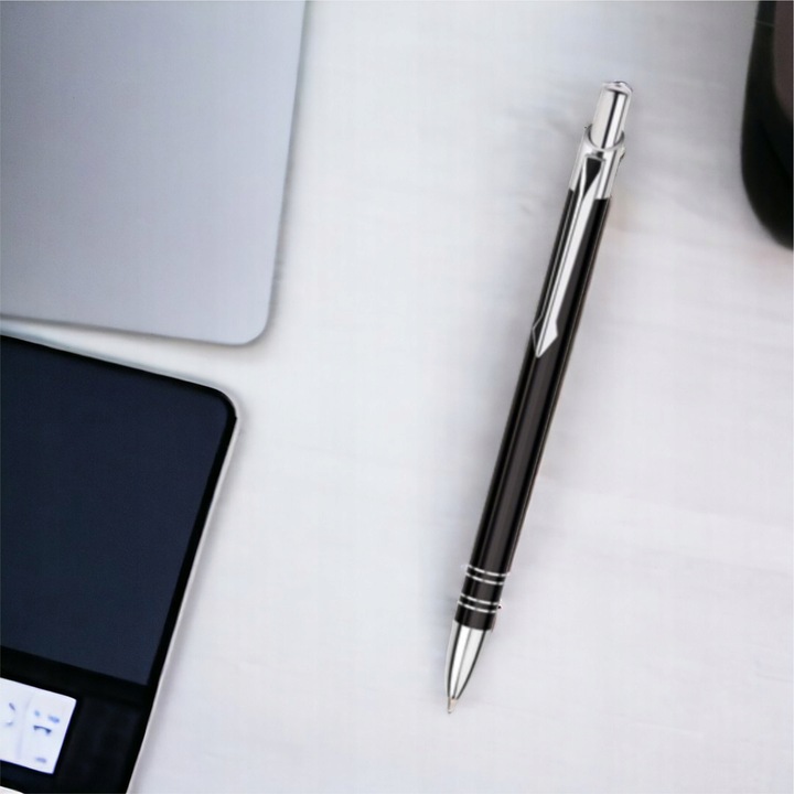 Długopis metalowy reklamowy BOND z logo tekstem 50szt długopisy nadruk