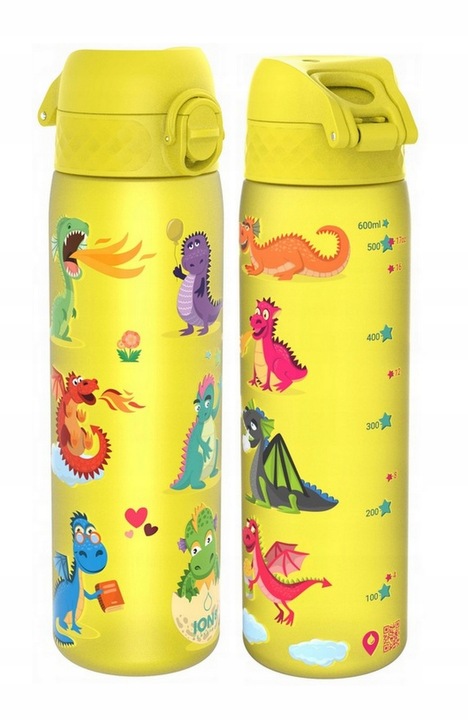 ION8 Dziecięcy bidon butelka na wodę szkoła przedszkole 500ml mix wzorów