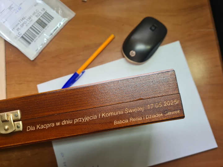 Szachy Drewniane wykonane z Mahoniu i Jawora + WARCABY GRATIS