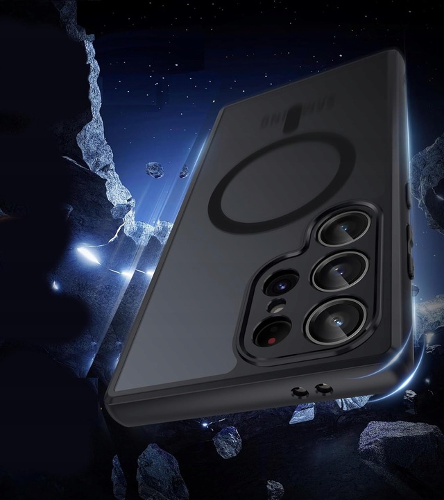 ETUI DO MAGSAFE CZARNY MAT DO SAMSUNG S24 ULTRA