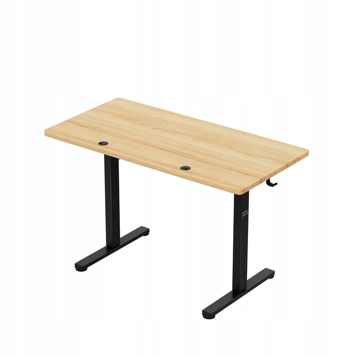 Biurko regulowane elektryczne MARK ADLER drewno dąb komputerowe 120x60
