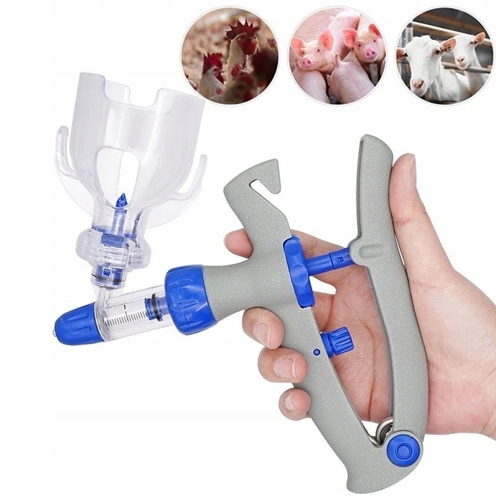 AUTOMAT STRZYKAWKA DO SZCZEPIEŃ GOŁĘBI TRZODY 2ML