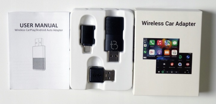 Bezprzewodowy Adapter Mini USB 2w1 TRADEBIT do iPhone / Androida