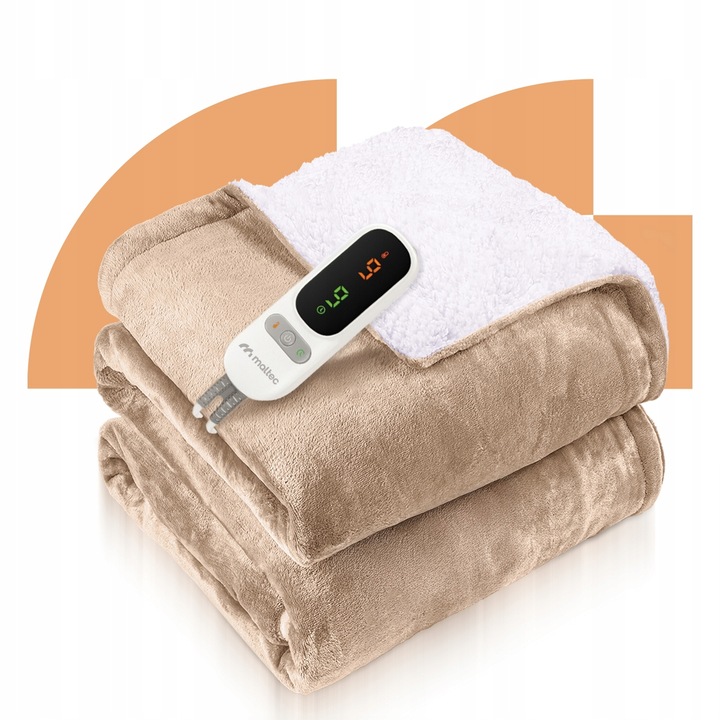 KOC ELEKTRYCZNY GRZEWCZY DUŻY MIĘKKI REGULACJA TIMER NA PILOTA MATA