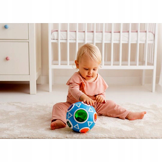 INTERAKTYWNA WIRUJĄCA PIŁKA EDUKACYJNA MÓWI PO POLSKU 6m+