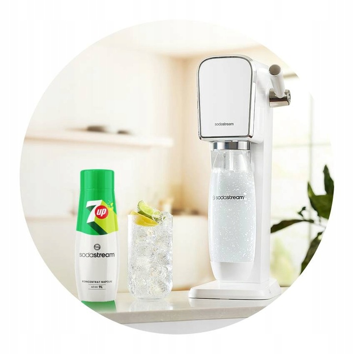 Zestaw Syrop koncentrat do wody SodaStream 7up 3x440 ml + Torba GRATIS
