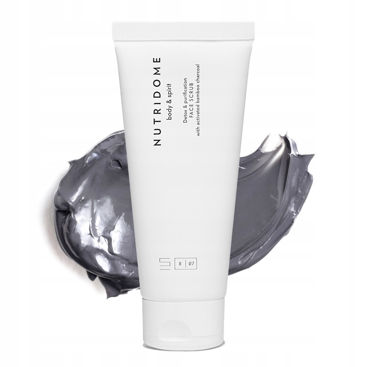 PEELING DO TWARZY drobnoziarnisty DETOKSYKUJĄCY ZŁUSZCZAJĄCY biała glinka