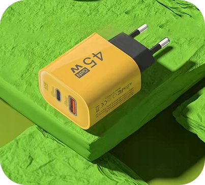 SZYBKA ŁADOWARKA SIECIOWA USB TYPE-C GaN 45W QC 3.0 PD do TELEFONU LAPTOPA