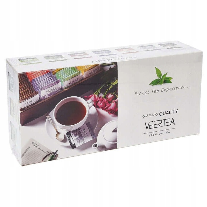 Herbata czarna Veertea Winter Applepie z jabłkiem i cynamonem 100x2g