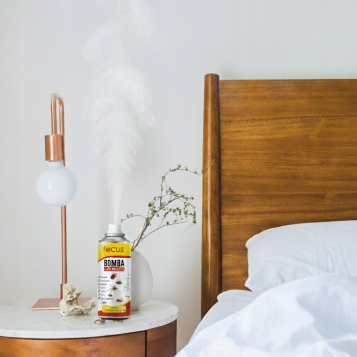 BOMBA NA PLUSKWY MEGA MOCNA DYMNA GRANAT FOGGER ŚRODEK NA OWADY FOCUS