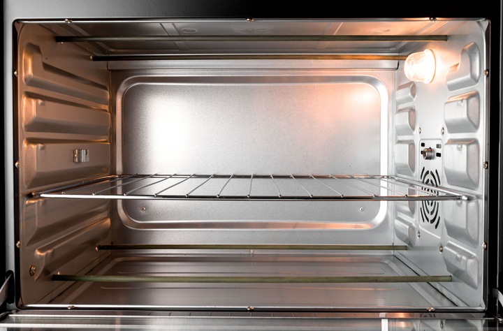 PIEKARNIK ELEKTRYCZNY 48L TERMOOBIEG ROŻNO GRILL WOLNOSTOJĄCY MINI