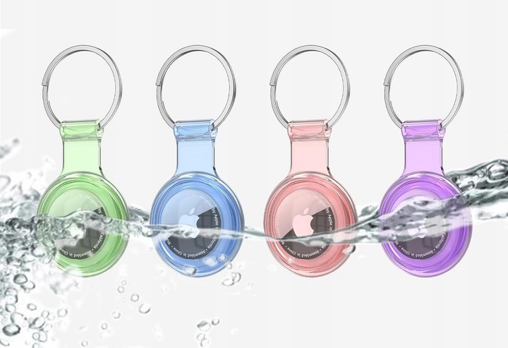 4x ETUI CASE NA LOKALIZATOR APPLE AIRTAG BRELOK + 4x FOLIA HYDROŻELOWA