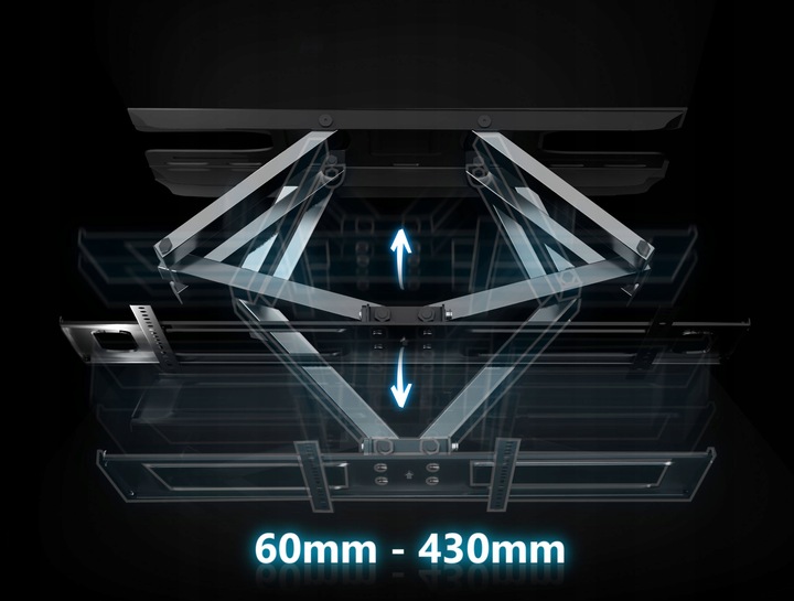 UCHWYT DO TELEWIZORA UNIWERSALNY ŚCIENNY NA TV wieszak obrotowy 32-70