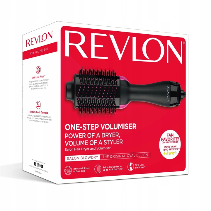 SUSZARKO SZCZOTKA LOKÓWKA REVLON PRO COLLECTION RVDR5222 TECHNOLOGIA IONIC