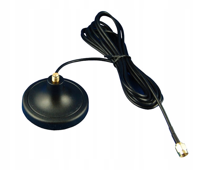 ANTENA 12dBi ROUTER LTE HUAWEI RP-SMA do kamery falownika DOOKÓLNA z kablem