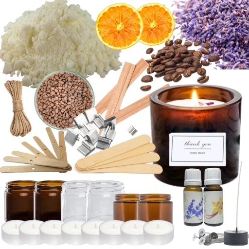 ZESTAW DO ROBIENIA ŚWIEC WROBU ŚWIECZEK DIY WOSK DUŻY MEGA ZESTAW DODATKI