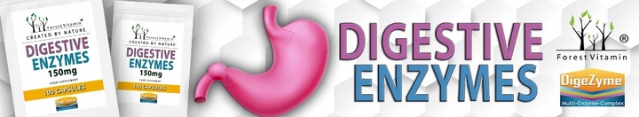 ENZYMY TRAWIENNE COMPLEX DIGEZYME 100 kaps LAKTAZA MOCNE