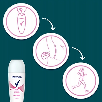 Rexona Biorythm antyperspirant roll-on 6x50ml
