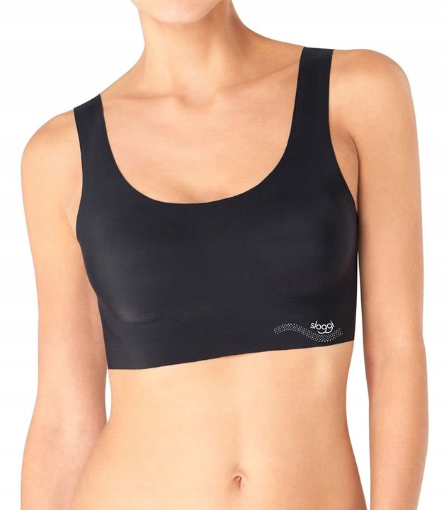 Sloggi biustonosz usztywniany czarny ZERO Feel Top rozmiar XS