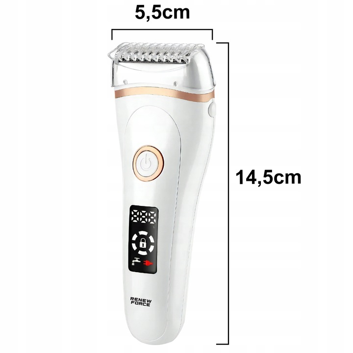 Golarka DAMSKA DEPILATOR BEZPRZEWODOWY dla Kobiet do nóg ciała bikini