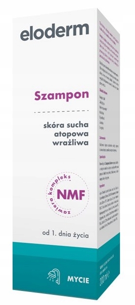 Szampon skóra sucha, wrażliwa, atopowa, od 1 dnia życia Eloderm 200 ml