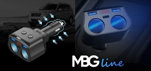 ROZDZIELACZ GNIAZDA ZAPALNICZKI 12-24V 3xUSB QC PD