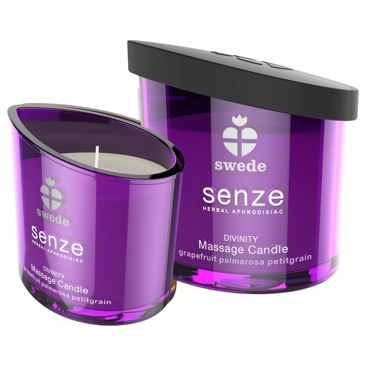 SWEDE Świeca Olejek do Masażu Erotycznego Afrodyzjak Trawa Cytrynowa 150 ml