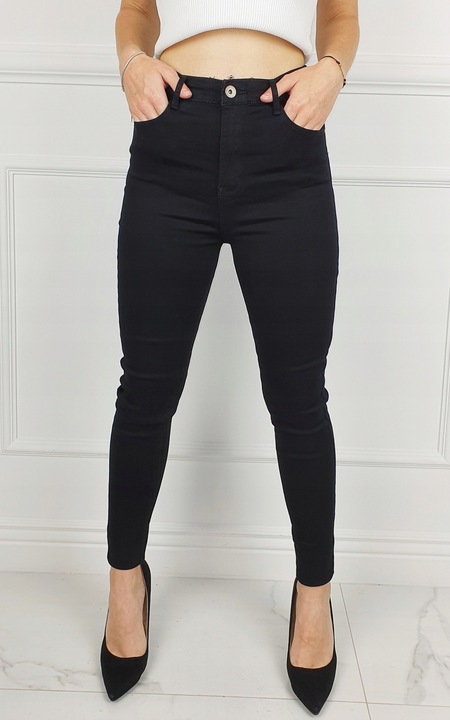 # DAMSKIE SPODNIE JEANSOWE WYSZCZUPLAJĄCE KOLORY #