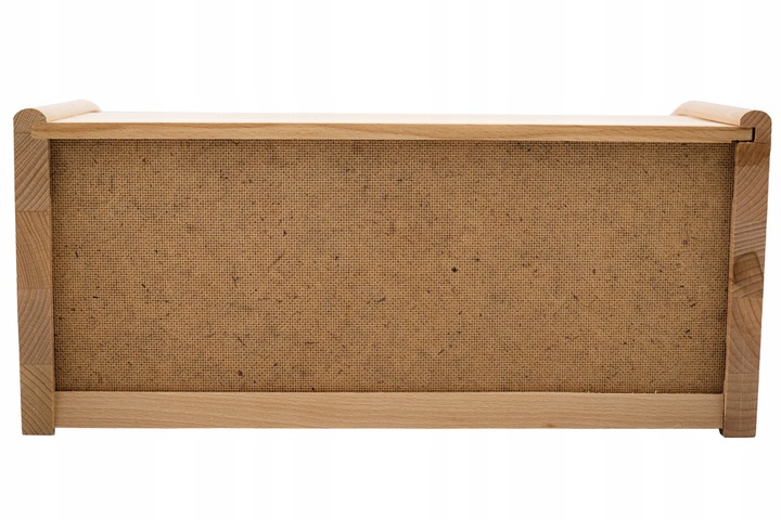 CHLEBAK POJEMNIK NA PIECZYWO DREWNIANY JEDNOCZĘŚCIOWY NATURALNY DUŻY 40x27