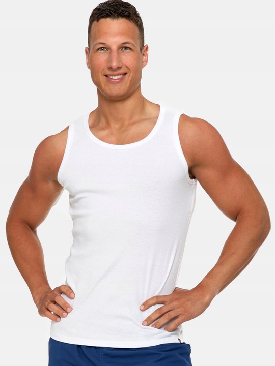 PODKOSZULKA KOSZULKA MĘSKA 100% BAWEŁNA GŁADKA 2XL Moraj