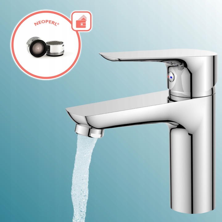 Kran do umywalki stojący bateria do łazienki umywalkowa oszczędna