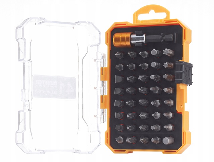 ZESTAW BITÓW KOŃCÓWEK WKRĘTARKI 41 EL. WALIZKA MP0304