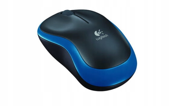 Mysz Bezprzewodowa Logitech M185 Niebieska - Idealna do biura