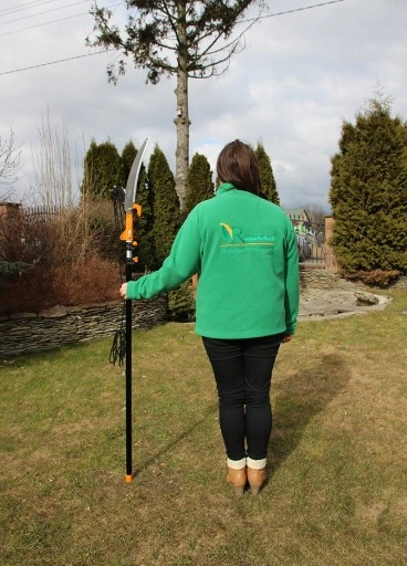 Piła teleskopowa z SEKATOREM do cięcia drzewa i gałęzi 3,75m KT-V1521-375