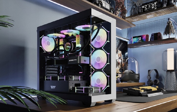 DarkFlash DS900 Obudowa Komputerowa Atx Midi Tower Piwnica Gaming Usb 3.0