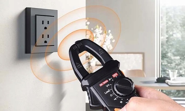 Tacklife CM02A Tester Cyfrowy Miernik Cęgowy AC DC Multimetr +