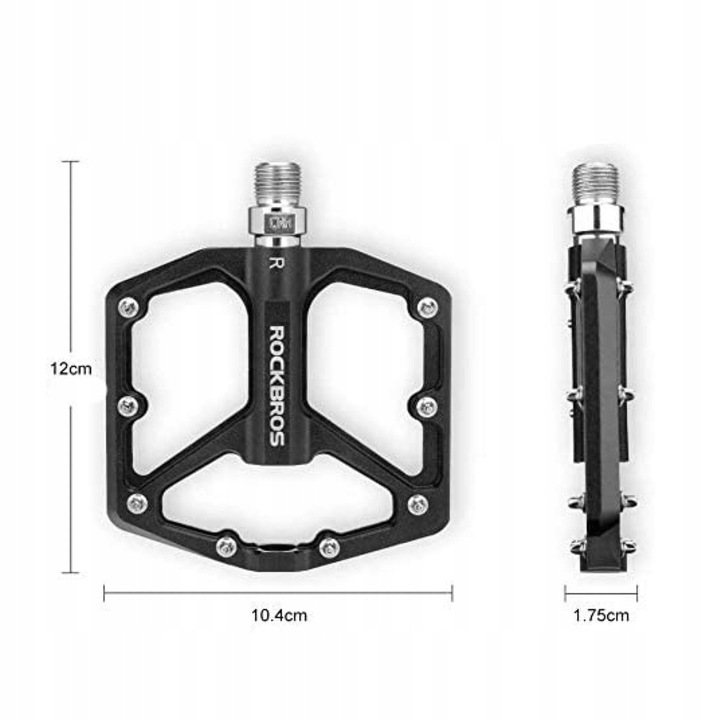 Pedały Platformowe Rockbros, lekkie, Uniwersalne, na Rower, Rowerowe