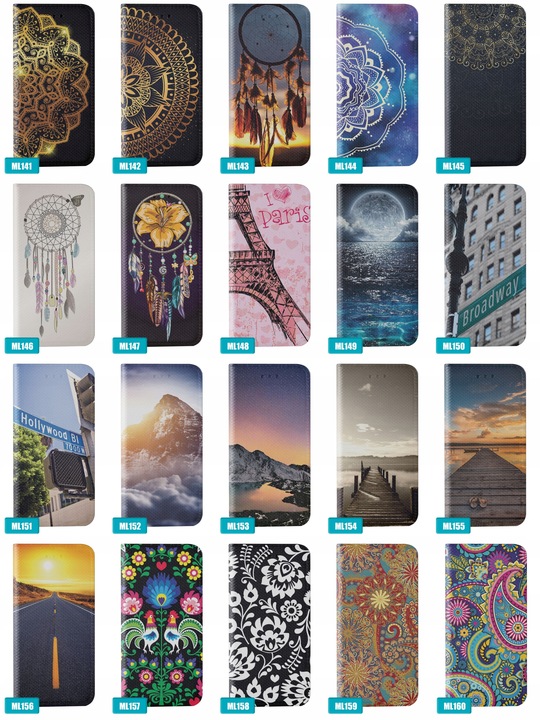 ETUI CASE MAGNET DO SAMSUNG GALAXY A16 4G A16 5G + SZKŁO WZORY