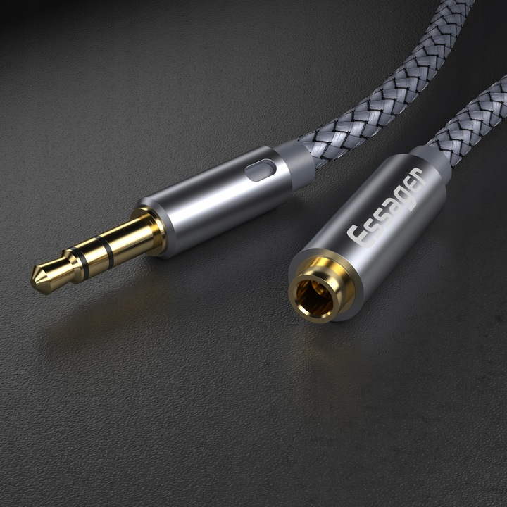 Kabel mini jack MINIJACK 3.5mm Przedłużacz 5M AUX DO AUDIO 3,5mm