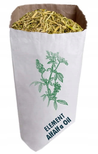 Pasza Sieczka z Lucerny z Dodatkiem Oleju Lnianego AlfAlfa Oil 12,5 kg