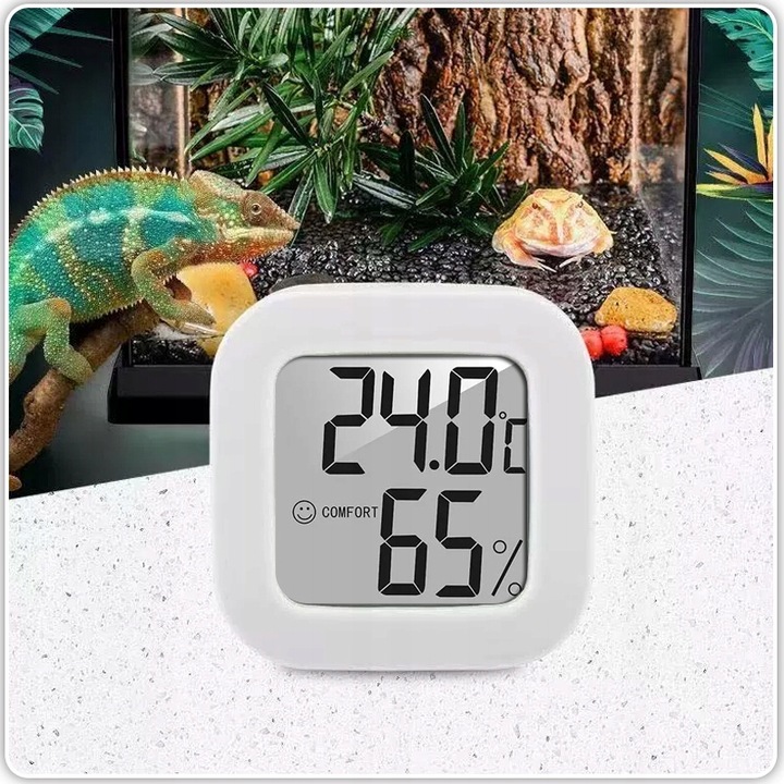 4x TERMOMETR POKOJOWY CYFROWY HIGROMETR ELEKTRONICZNY WILGOTNOŚĆ