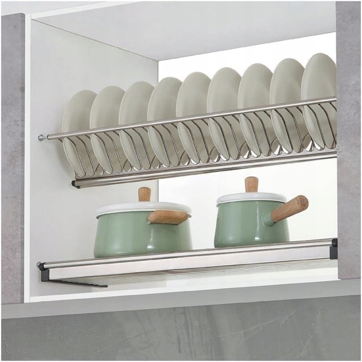 Ociekarka do naczyń Rejs suszarka do szafki 60 cm 2 poziomy stal