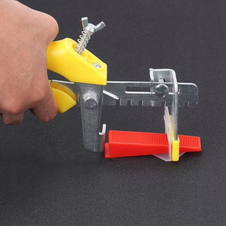 MOCNY ZESTAW SYSTEM POZIOMOWANIA PŁYTEK KLIPSY KLINY SZCZYPCE 2mm