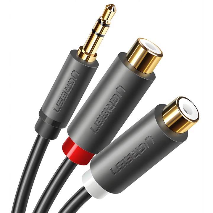 Kabel Przewód Audio JACK 3,5 2xRCA Chinch STEREO HQ Przejściówka