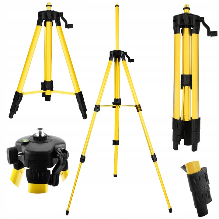 STATYW DO LASERA POZIOMICY LASEROWEJ GWINT 5/8 TRÓJNÓG W POKROWCU