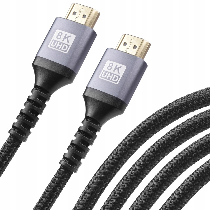 KABEL PRZEWÓD HDMI 2.1 8K ULTRA HIGH SPEED 4K UHD OPLOT 5 METRÓW 5M