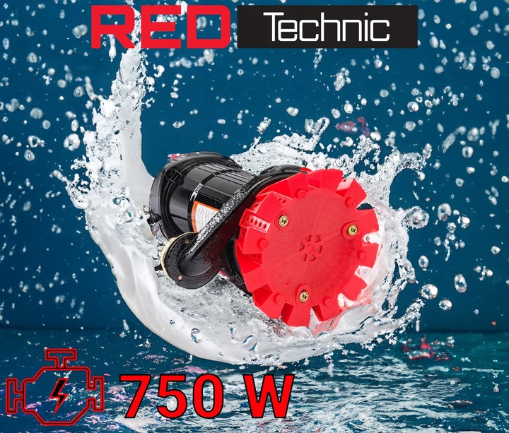 Pompa do WODY Brudnej Czystej Deszczówki 8000 l/h Ścieków 1" Zatapialna